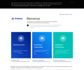 Invesco.fr(Bienvenue) Screenshot