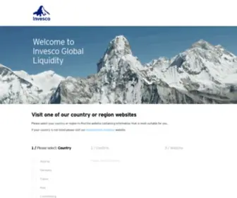 InvescoGlobalcash.com(Invesco Global Liquidity) Screenshot