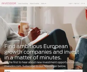 Invesdor.com(Europe’s first full) Screenshot