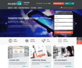 Invest-AZ.com(Forex, Commodities and CFD Trading) Screenshot
