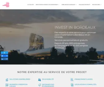 Invest-IN-Bordeaux.fr(Invest) Screenshot