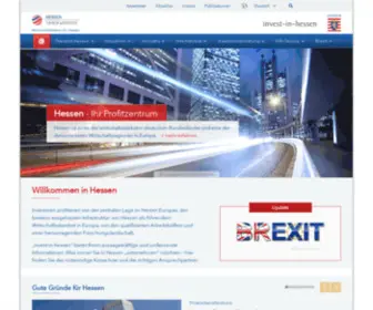 Invest-IN-Hessen.de(Your Prospective Business Location for Smart Ideas) Screenshot