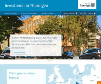 Invest-IN-Thueringen.org(Wirtschaftsförderung Thüringen) Screenshot