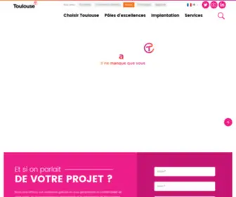 Invest-IN-Toulouse.fr(Invest in Toulouse) Screenshot