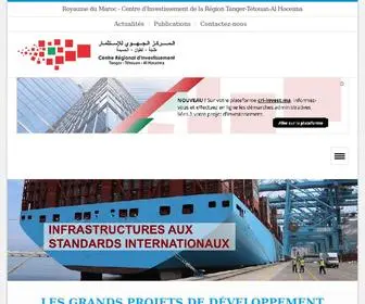 Investangier.com(Centre Régional d’Investissement de la Région de Tanger) Screenshot