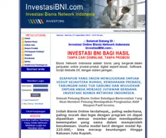 Investasibni.com(Investasi Online Terpercaya di Program Investasi Dengan System Terbaru) Screenshot