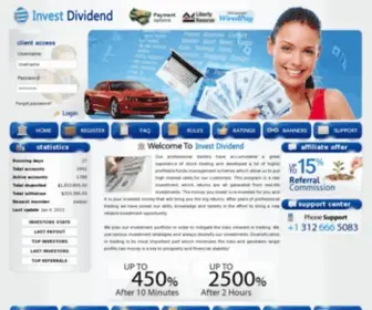 Investdividend.com(Invest Dividend) Screenshot