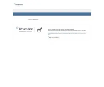 Investecss.co.za(Index) Screenshot
