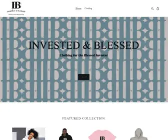 Investedandblessed.com(Invested and Blessed) Screenshot