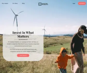 Investedinterests.com(Impact investing) Screenshot