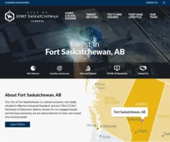 Investfortsask.ca(The City of Fort Saskatchewan) Screenshot