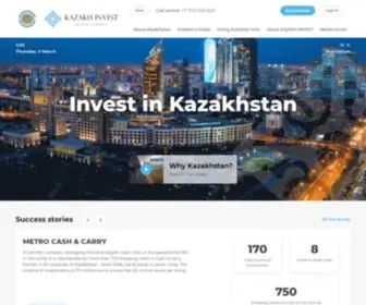Invest.gov.kz(Ministry of Industry and New Technologies of the Republic of Kazakhstan) Screenshot