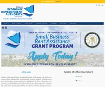 Investguam.com(Guam Economic Development Authority) Screenshot