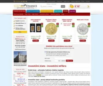Investicni-Zlato.eu(Investiční zlato a stříbro skladem) Screenshot
