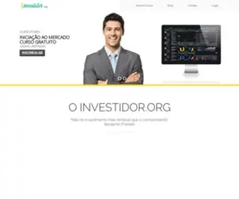Investidor.org Screenshot