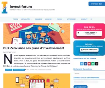 Investiforum.fr(Investiforum) Screenshot