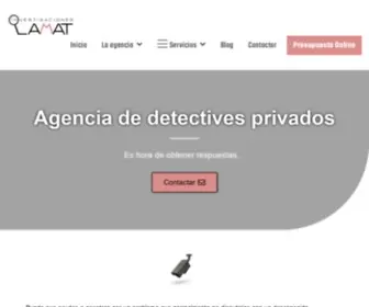 Investigacioneslamat.com(▷ Agencia de DETECTIVES) Screenshot