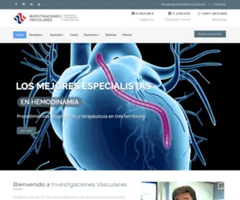 Investigacionesvasculares.com(Investigaciones Vasculares) Screenshot