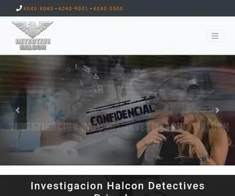 Investigacionhalcon.com.ar(Detective Privado Halcon) Screenshot