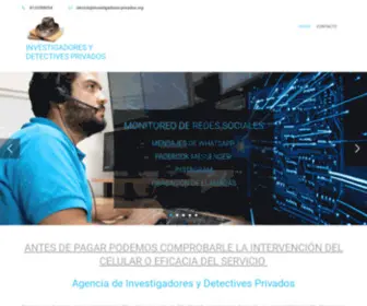 Investigadores-Privados.org(Detective telefónico) Screenshot