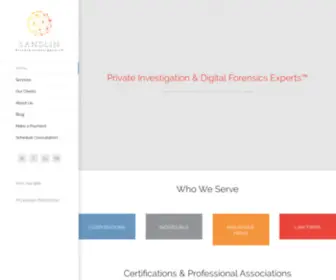 Investigatorsanywhere.com(Sandlin Private Investigators) Screenshot