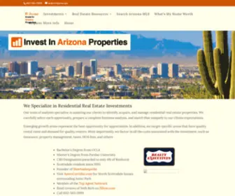 Investinazproperties.com(Invest In AZ Properties) Screenshot