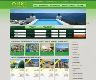 Investinbg.co.uk(IBG Real Estates) Screenshot
