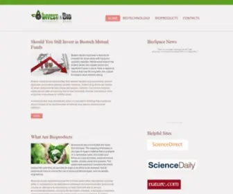 Investinbio.com(Invest in BIO) Screenshot