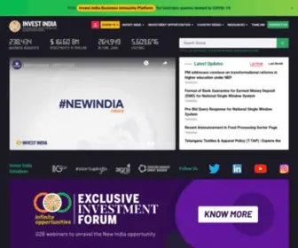 Investindia.gov.in(Invest India) Screenshot