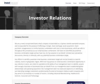 Investindustrial-Acquisition-Corp.com((IIAC)) Screenshot