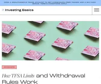 Investingbasics.ca(Finally an easy way to learn about investing. Investing Basics) Screenshot