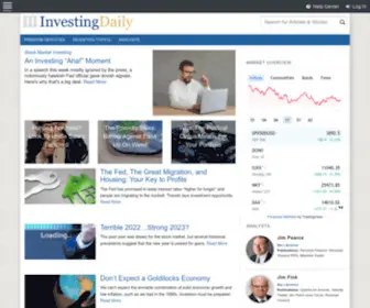 Investingdaily.com(Investing Daily) Screenshot