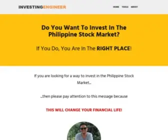 Investingengineer.com(Learn How To Invest In The Philippine Stock Market) Screenshot