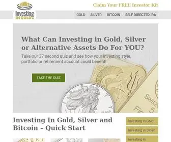 Investingingold.com(Investing in Gold) Screenshot