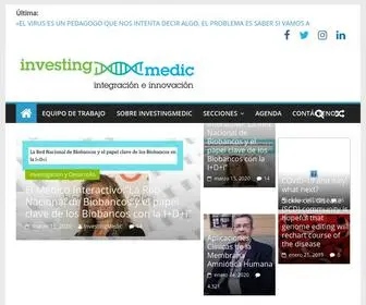 Investingmedic.es(Magazine de actualidad médica) Screenshot