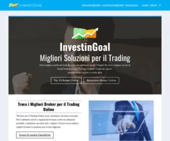 Investingoal.it(Il sito n°1 per trovare le migliori soluzioni per il trading online) Screenshot