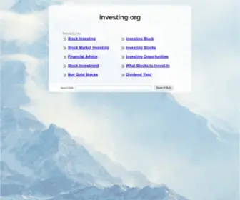 Investing.org(Investing) Screenshot