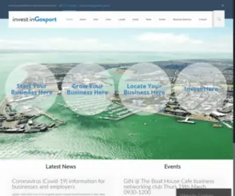 Investingosport.co.uk(Invest In Gosport) Screenshot