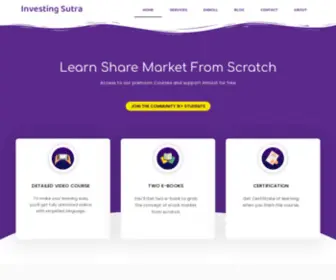 Investingsutra.com(Learn Share Market For Free) Screenshot