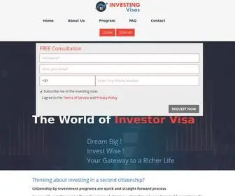 InvestingVisas.com(Invest Visas) Screenshot