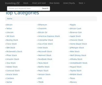 Investingzz.com(Investing Stocks) Screenshot