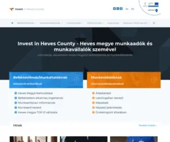 Investinhevescounty.hu(Invest in Heves County) Screenshot