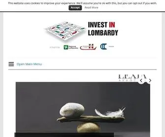 Investinlombardyblog.com(Invest in Lombardy blog) Screenshot