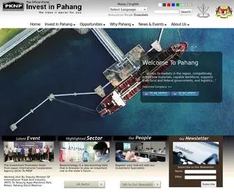 Investinpahang.gov.my(Official PKNP's One) Screenshot