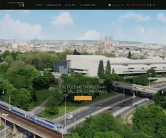 Investinreims.com(Aide gracieuse à l’implantation d’entreprises à 40’ de Paris et 30’ de Roissy CDG) Screenshot