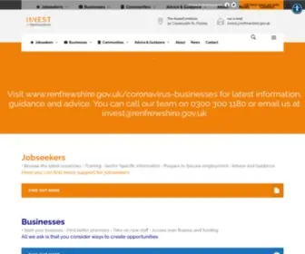 Investinrenfrewshire.com(Invest in Renfrewshire) Screenshot