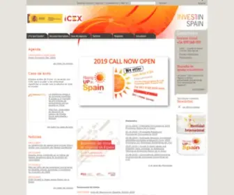 Investinspain.org(ICEX-Invest in Spain) Screenshot