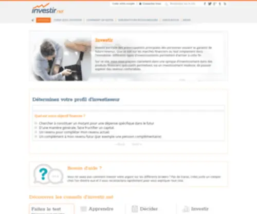 Investirenbourse.com(Investir en Bourse) Screenshot