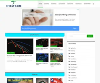 Investkare.com(Invest Kare) Screenshot