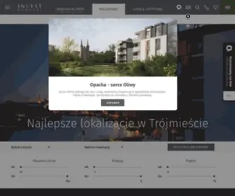 Investkomfort.pl(Nowe mieszkania i lokale użytkowe w Trójmieście) Screenshot